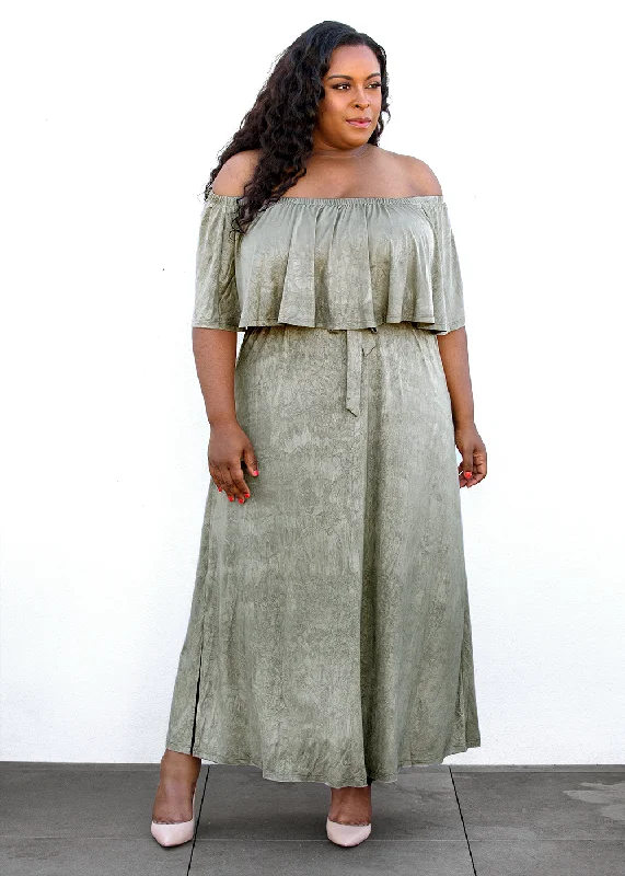 peasant style maxi dress-Morgan Maxi Dress