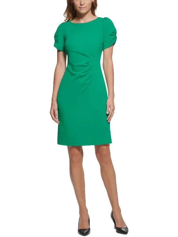 strapless cocktail dress-Womens Cocktail Above-Knee Sheath Dress