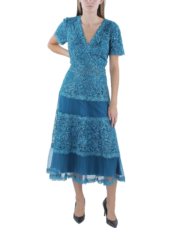 cocktail dress with train-Womens Soutache Long Cocktail And Party Dress