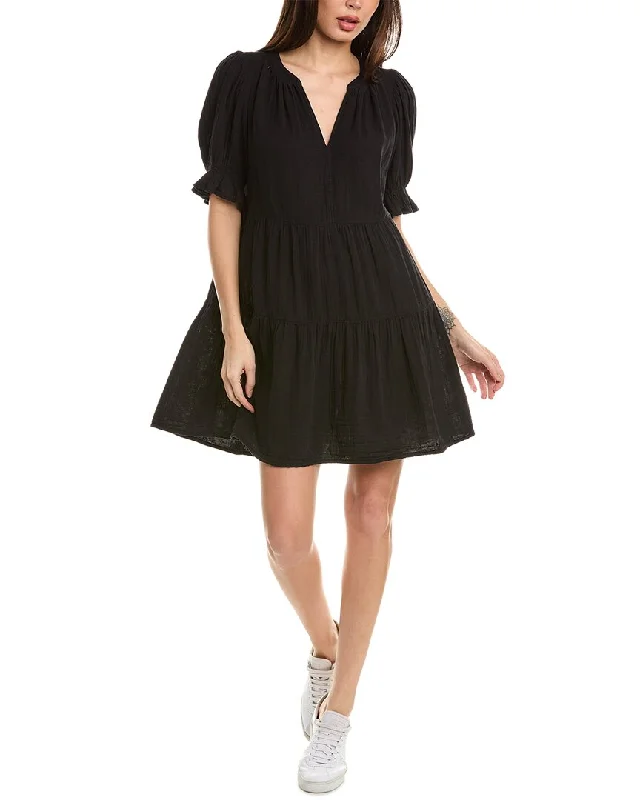 Mini dresses with bell sleeves for retro flair-Velvet by Graham & Spencer Clarissa Mini Dress