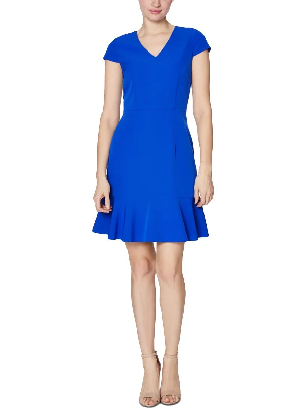 classic cocktail dress-Womens Party Short Fit & Flare Dress