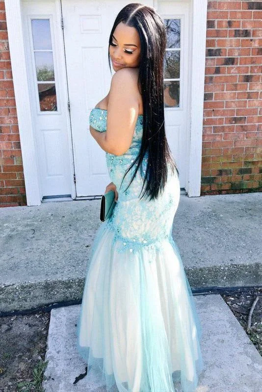 cap sleeve evening dress-Excellent Graceful Graceful Unique Sweetheart Mermaid Plus Size Prom with Appliques Floor Length Dress